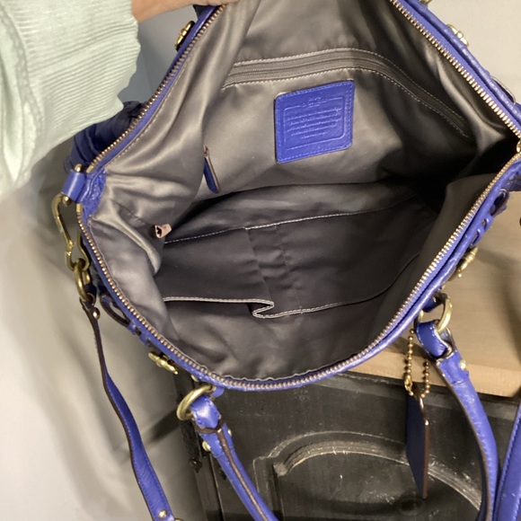 Coach..Madison gathered leather…crossbody strap included - Picture 5 of 6